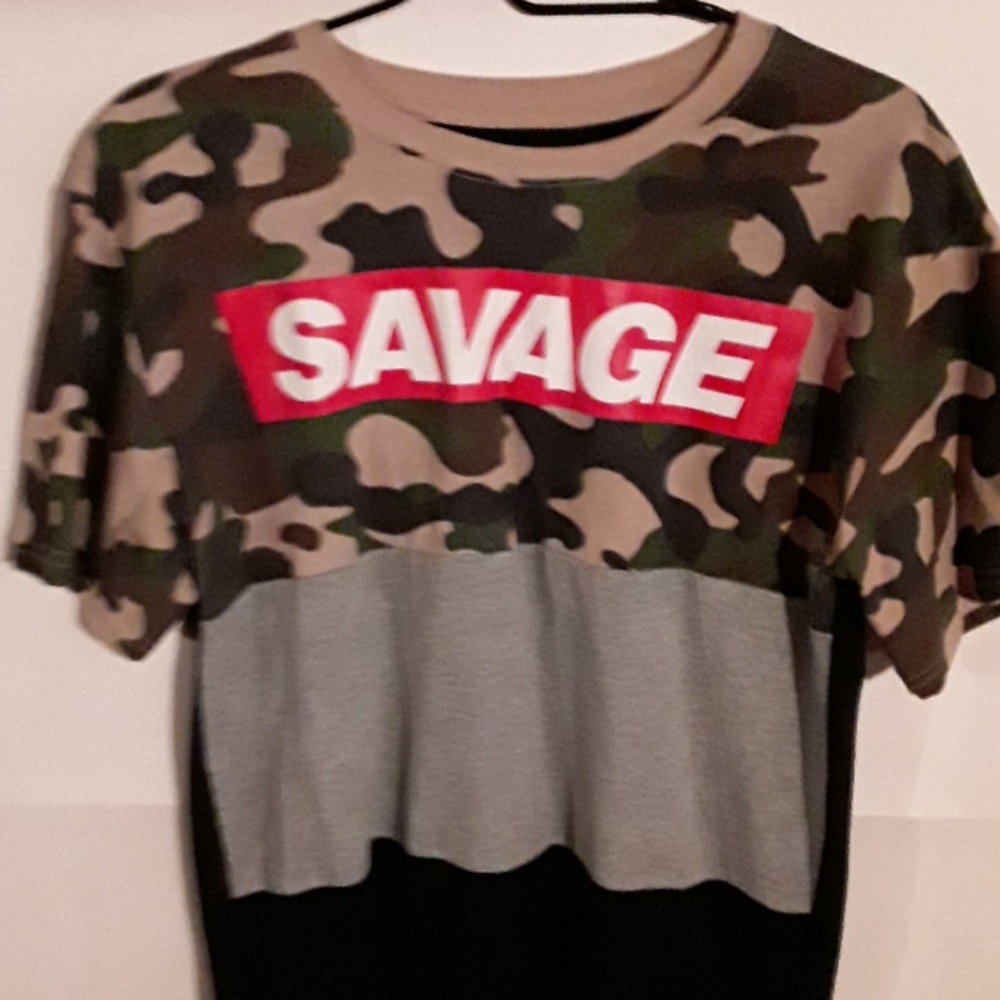 Color block Savage t-shirt